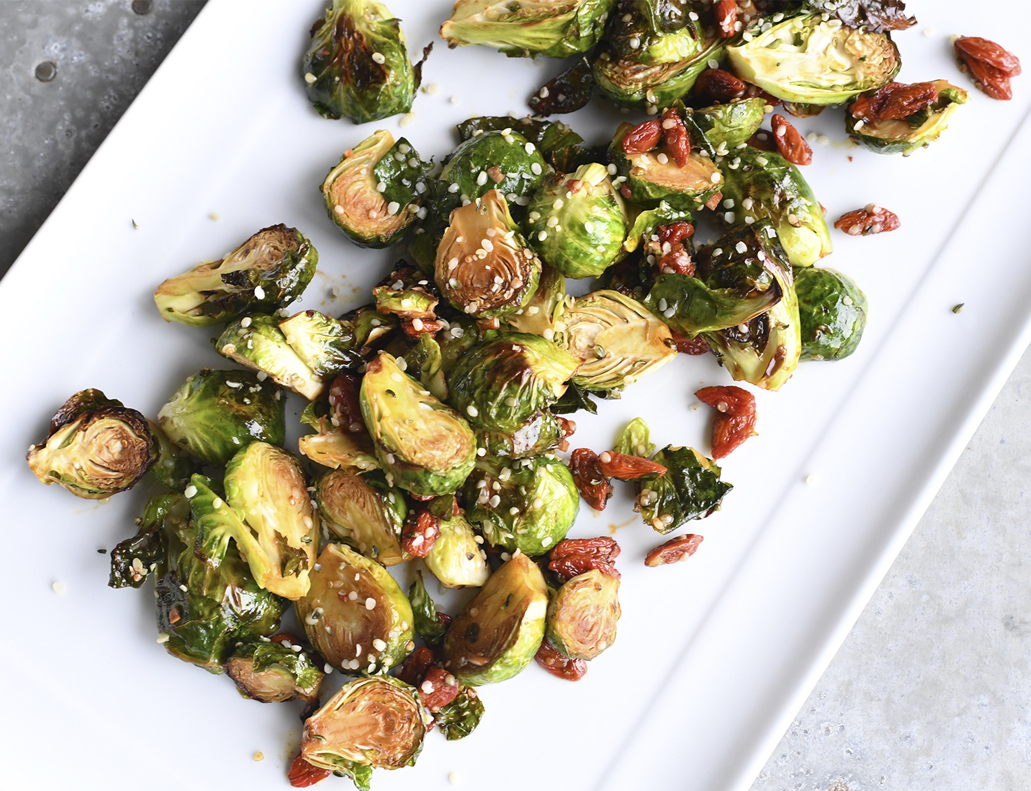 ROASTED BRUSSEL SPROUTS